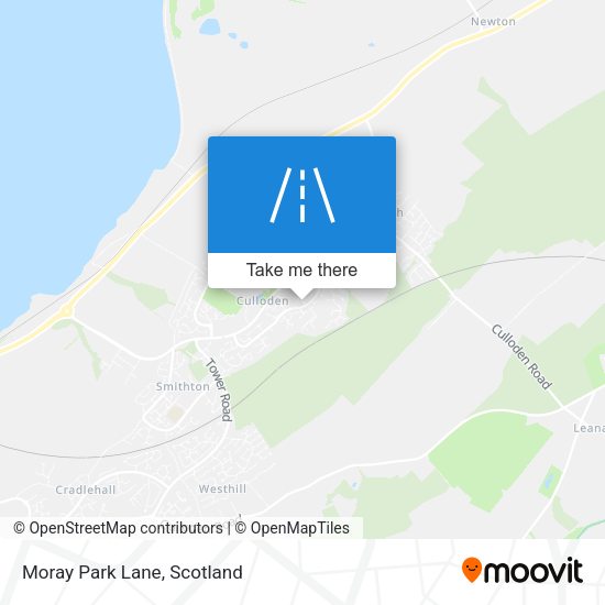 Moray Park Lane map