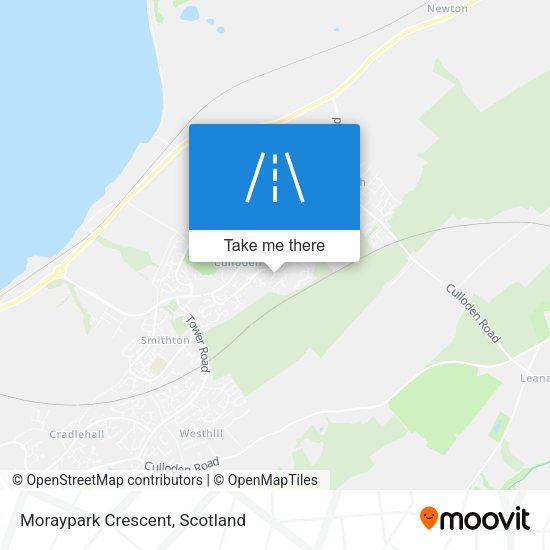 Moraypark Crescent map