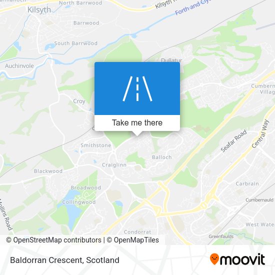 Baldorran Crescent map