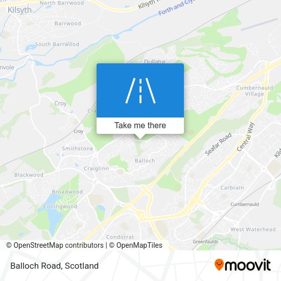 Balloch Road map