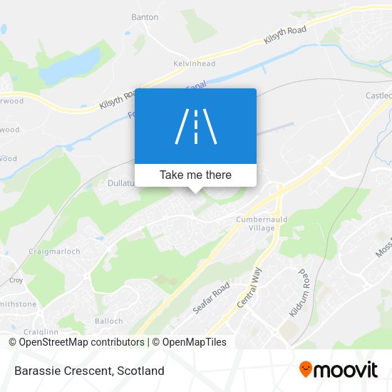 Barassie Crescent map