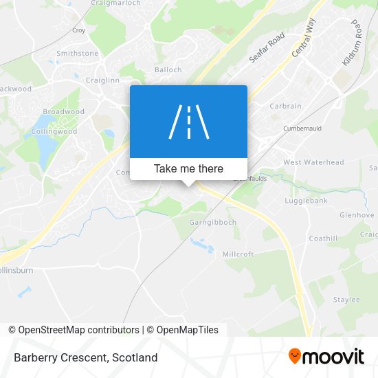 Barberry Crescent map