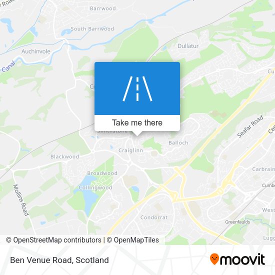 Ben Venue Road map