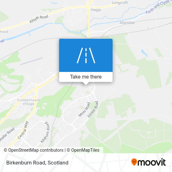 Birkenburn Road map