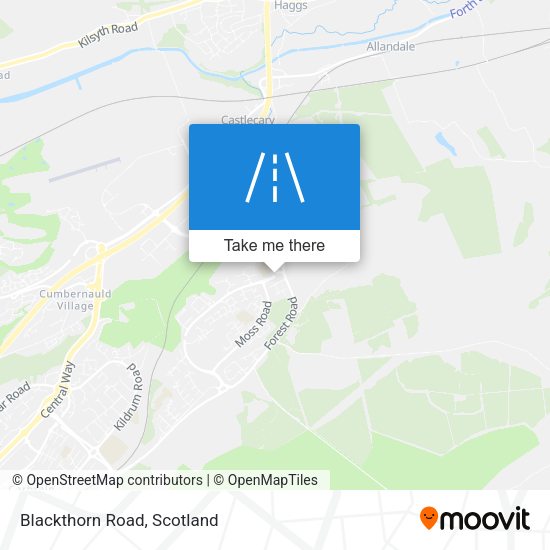 Blackthorn Road map