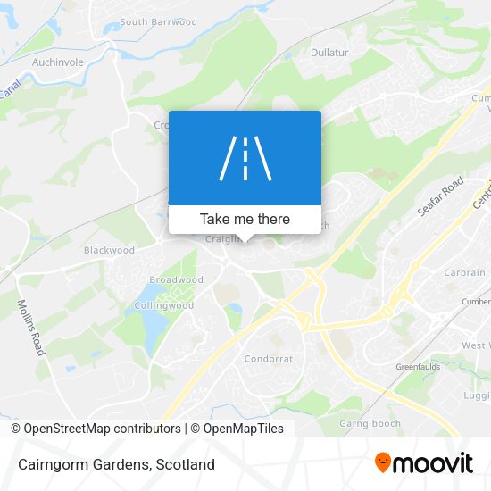 Cairngorm Gardens map