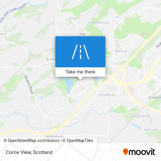 Corrie View map