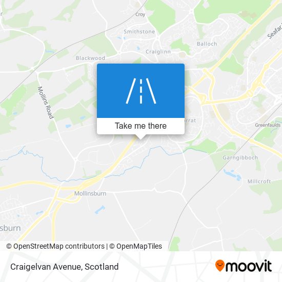 Craigelvan Avenue map