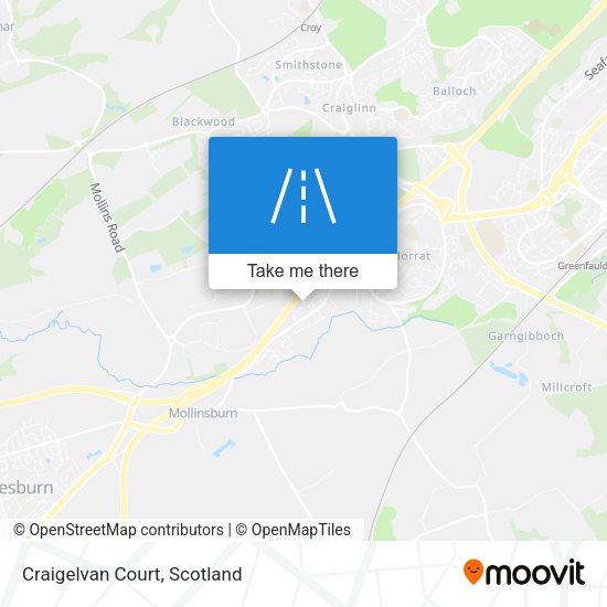 Craigelvan Court map