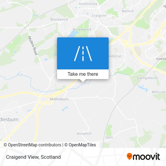 Craigend View map