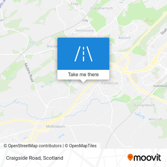 Craigside Road map