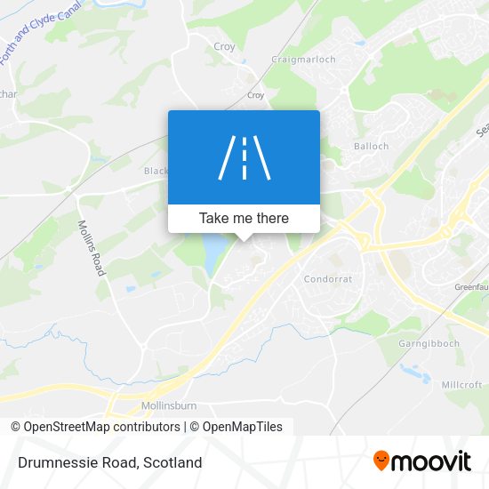 Drumnessie Road map