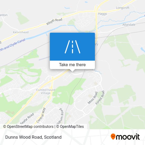 Dunns Wood Road map