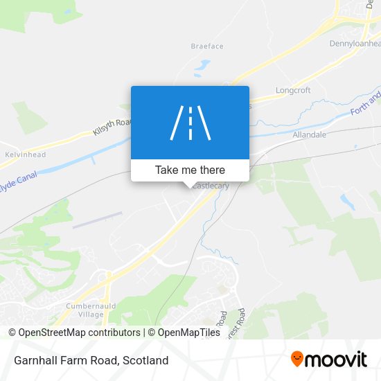 Garnhall Farm Road map