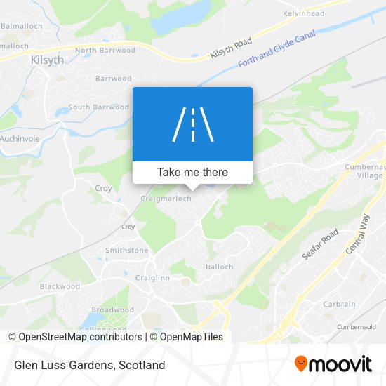 Glen Luss Gardens map