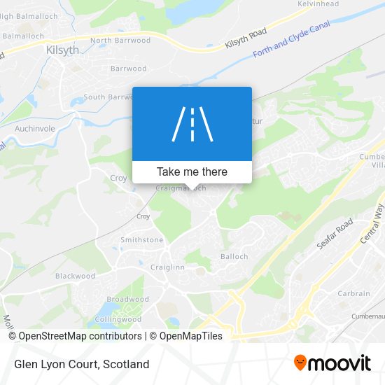 Glen Lyon Court map