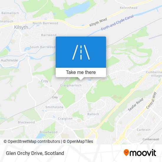 Glen Orchy Drive map
