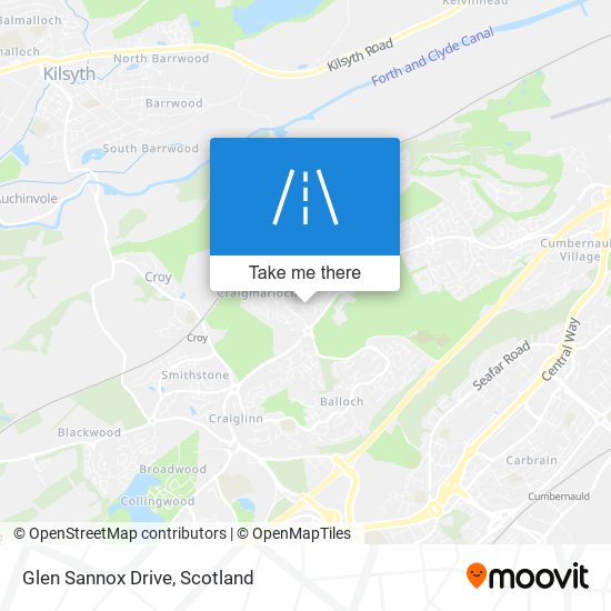 Glen Sannox Drive map