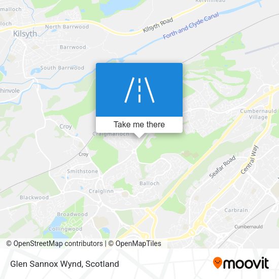 Glen Sannox Wynd map