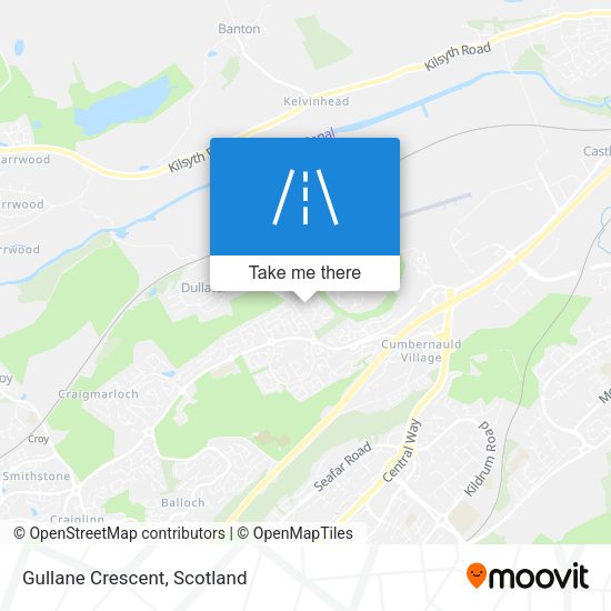 Gullane Crescent map