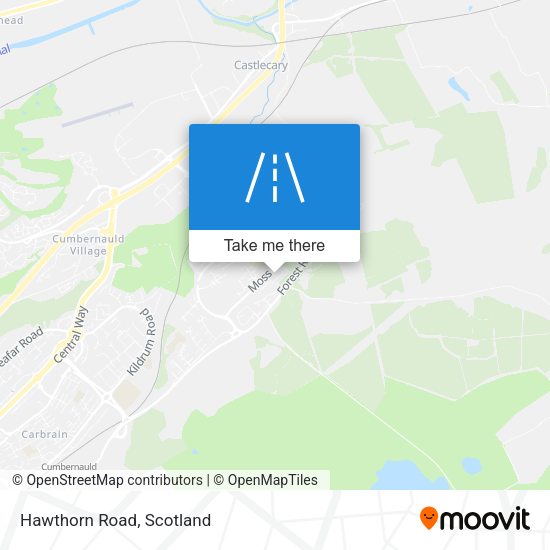 Hawthorn Road map