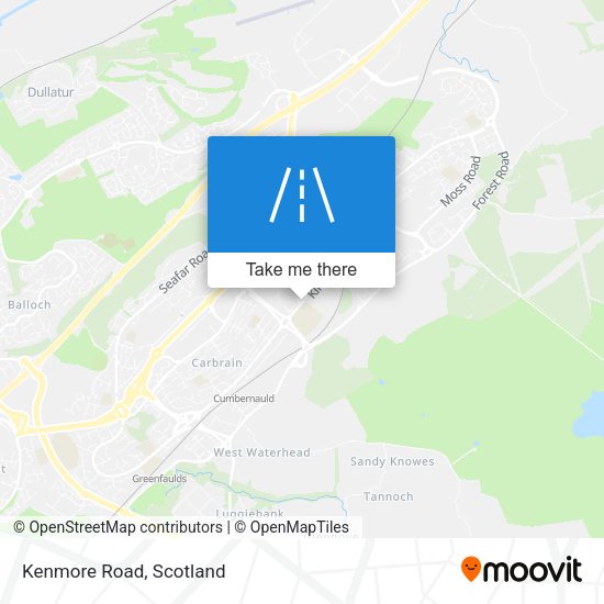 Kenmore Road map