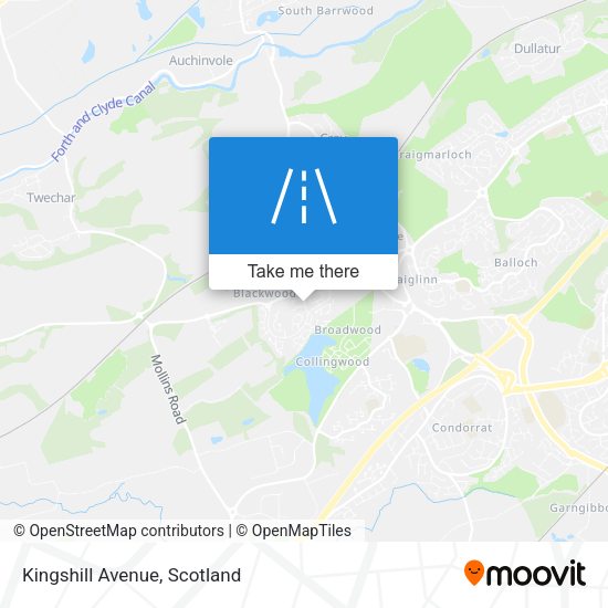 Kingshill Avenue map