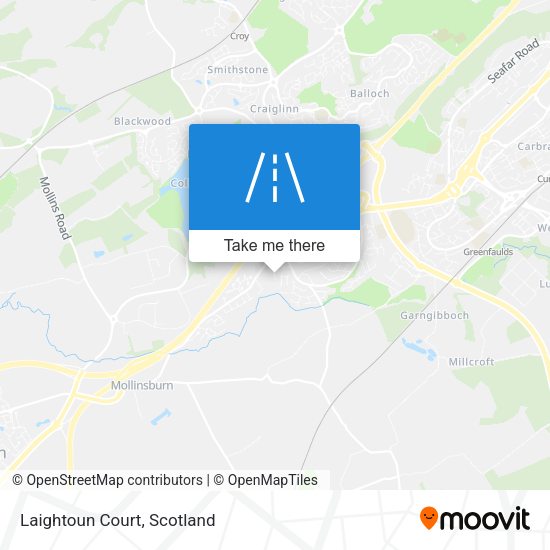 Laightoun Court map