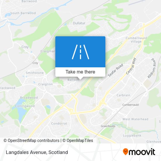 Langdales Avenue map