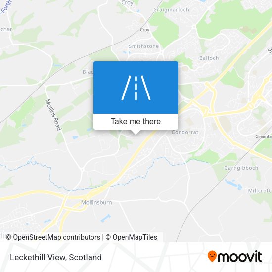 Leckethill View map