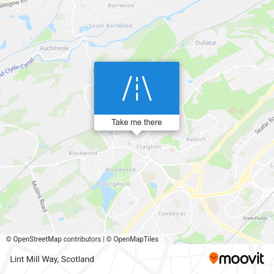 Lint Mill Way map
