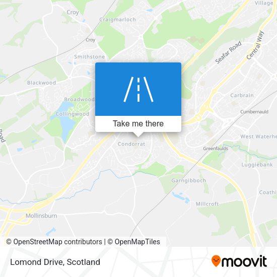 Lomond Drive map