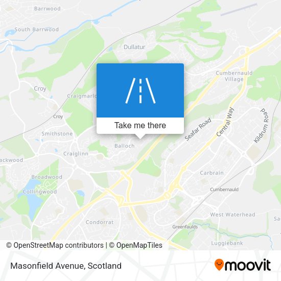 Masonfield Avenue map