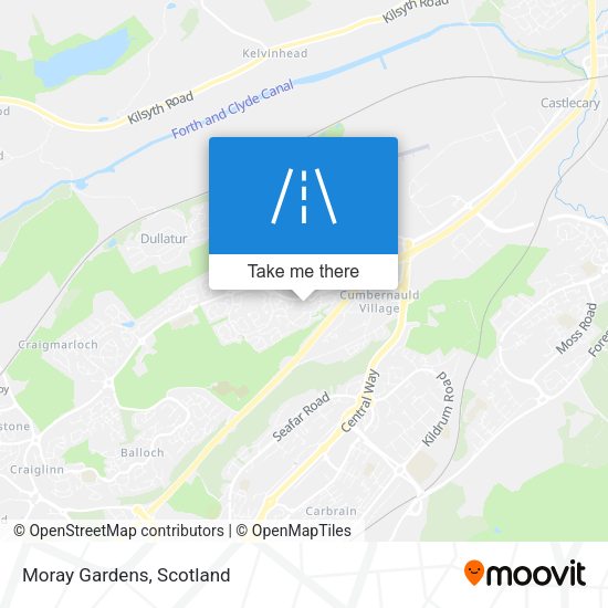 Moray Gardens map