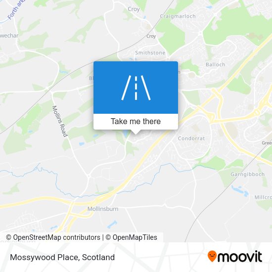 Mossywood Place map