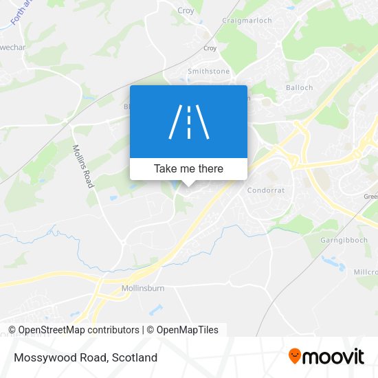 Mossywood Road map