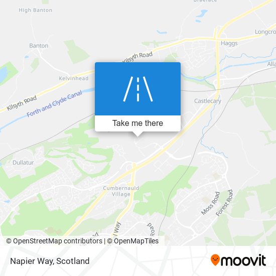 Napier Way map