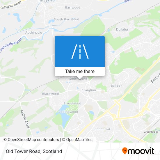 Old Tower Road map