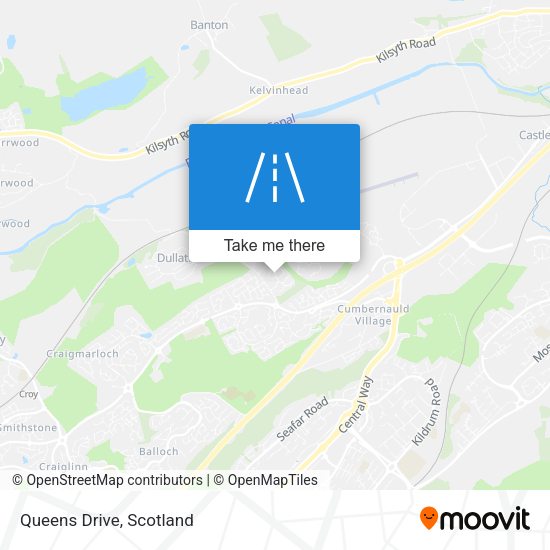 Queens Drive map
