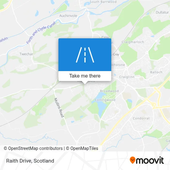 Raith Drive map