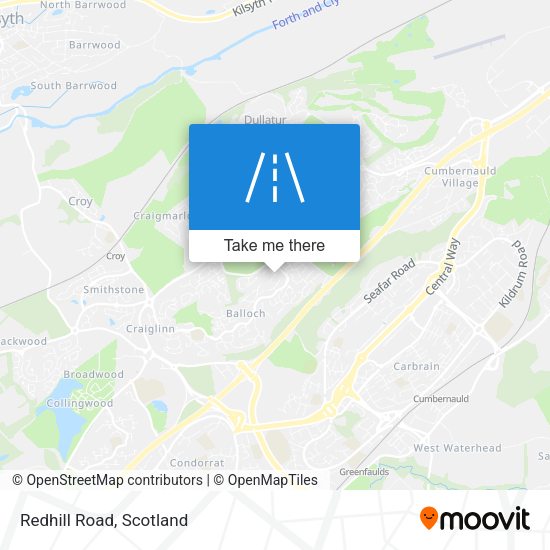 Redhill Road map