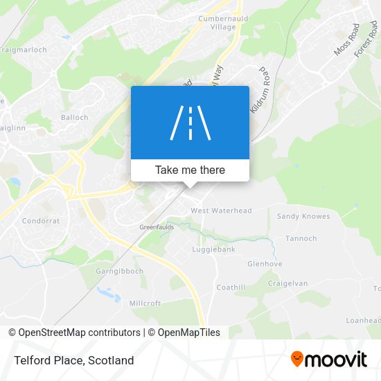 Telford Place map
