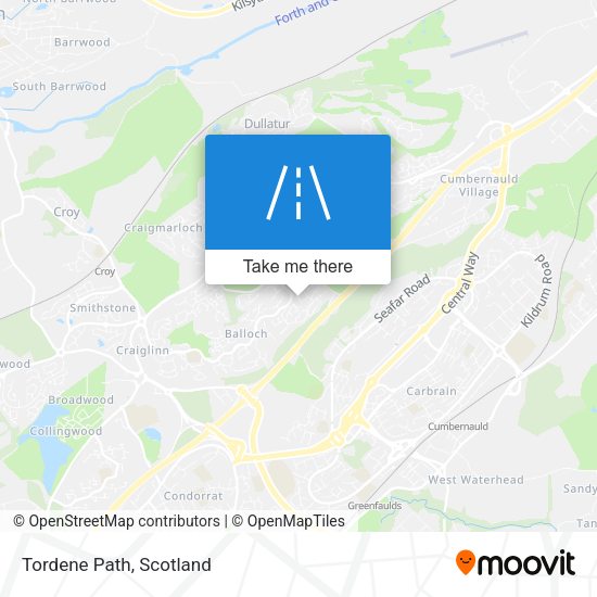 Tordene Path map