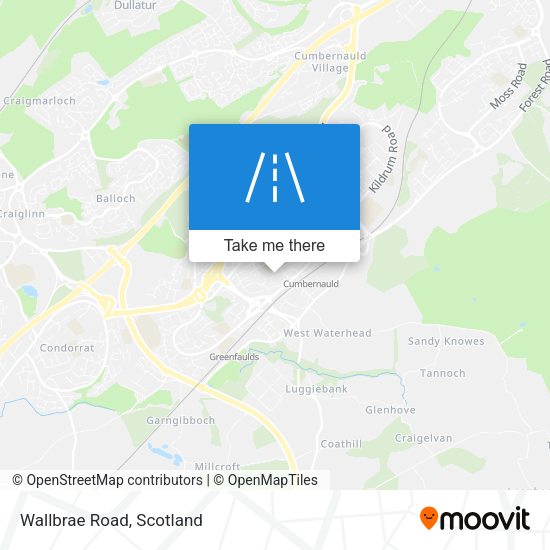 Wallbrae Road map