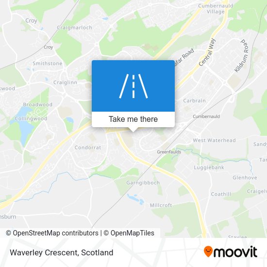 Waverley Crescent map