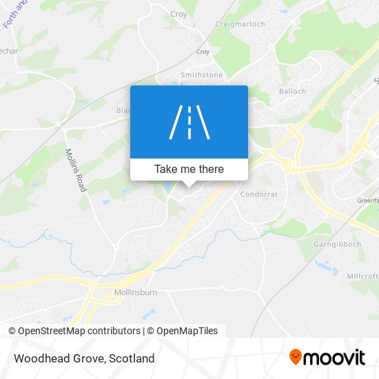 Woodhead Grove map