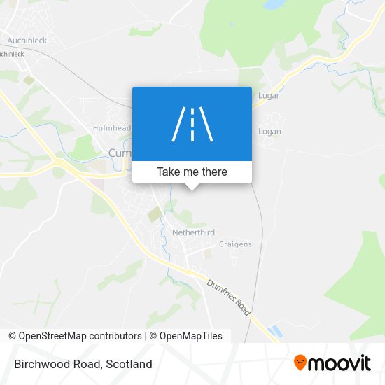 Birchwood Road map