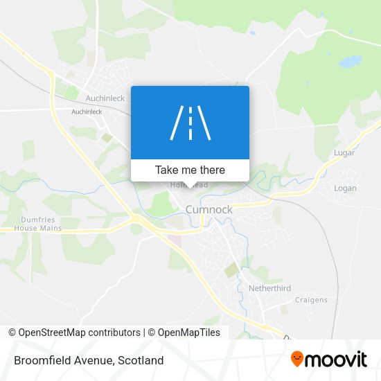 Broomfield Avenue map