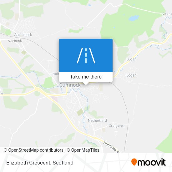 Elizabeth Crescent map