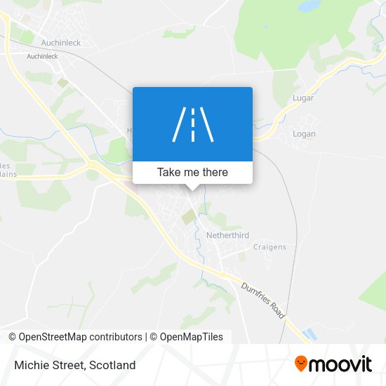 Michie Street map